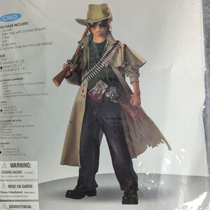 Zombie Hunter Costume Size L (10-12)
